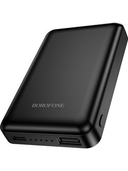Borofone BJ82 Magsafe Power Bank 5000mAh 5W με Θύρα USB-A & Θύρα USB-C Black