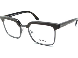 Prada VPR15S TV9-1O1 Ανδρικός Σκελετός Γυαλιών Οράσεως Κοκάλινος Μαύρος