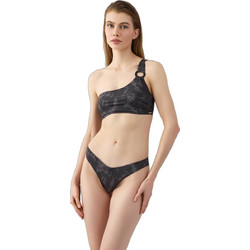 Minerva Bikini Top με Έναν Ώμο Μαύρο 90-9190B