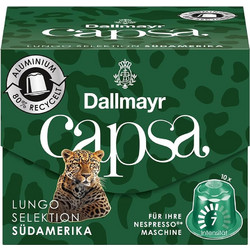 Dallmayr Κάψουλες Espresso Lungo Selection Sudamerika Συμβατές με Μηχανή Nespresso 10τμχ