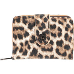 Bag to Bag Μικρό Γυναικείο Πορτοφόλι με Clip & Φερμουάρ Μπεζ YC03051