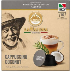 La Natura Lifestyle Κάψουλες Cappuccino Coconut Συμβατές με Μηχανή Dolce Gusto 16τμχ