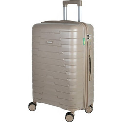 Colorlife 7950-05 Βαλίτσα Μεσαία 65x43x27cm με 4 Ρόδες Μπεζ