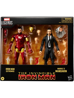 Hasbro Marvel Legends Series The Invincible Iron Man Iron Man & Mandarin Σετ Φιγούρες Δράσης για 4+ Ετών