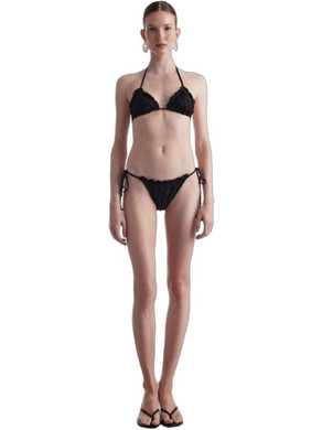 Nadia Rapti Bikini Set Τριγωνάκι Μαύρο 6262238