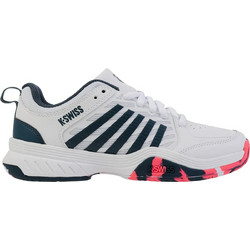 K-Swiss Hypercourt Παιδικά Αθλητικά Παπούτσια για Τένις Λευκά Μαύρα 84428129M