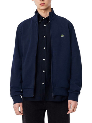 Lacoste Ανδρική Ζακέτα Φούτερ με Φερμουάρ Navy Μπλε 3SH8870-166