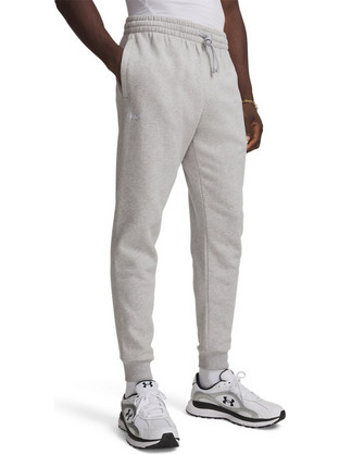 Under Armour Ανδρικό Παντελόνι Φόρμας Fleece με Λάστιχο Γκρι 1379867-011