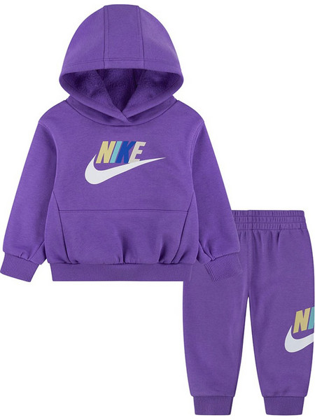 Nike Βρεφικό Σετ Φόρμας για Κορίτσι Χειμωνιάτικο Μωβ 66L135-PB7