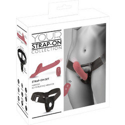 You2Toys Your Harness Strap On με Dildo 26.2cm & Δόνηση Ροζ