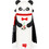 Legami Kawaii Panda Vampire Κασετίνα Βαρελάκι Λευκή KA0029