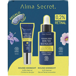 Alma Secret Round Midnight Retinal Serum 0.2% & Retinal Eye Contour 10ml + Eye Mask 30ml
