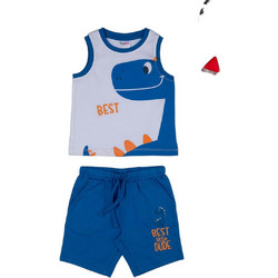 Prenatal Βρεφικό Σετ για Αγόρι Καλοκαιρινό Λευκό Royal Blue 1403496
