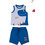 Prenatal Βρεφικό Σετ για Αγόρι Καλοκαιρινό Λευκό Royal Blue 1403496