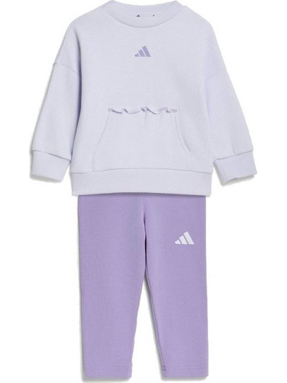 Adidas Βρεφικό Σετ για Κορίτσι Χειμωνιάτικο Λιλά Μωβ KT4146