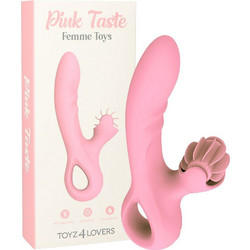 Toyz4lovers Pink Taste Δονητής Rabbit 20.9cm Ροζ