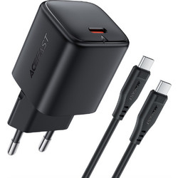 Acefast A119 Φορτιστής με Καλώδιο USB-C με Θύρα USB-C 45W Quick Charge 3.0 & Power Delivery