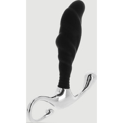 ToyJoy Buttocks The Pusher Medium Πρωκτική Σφήνα για Μασάζ Προστάτη 12cm Μαύρη