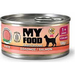 Myfood Adult Sterilised Grain Free with Salmon 100gr