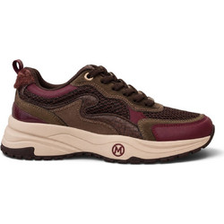 Mexx Γυναικεία Sneakers Flatforms Μπορντό M1001000963W