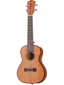 Cascha Premium E-Concert Mahogany Natural