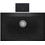 Crown Quadra Q-87 Ένθετος Νεροχύτης Γρανίτη Ματ Black 86x50cm 6787170