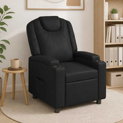 vidaXL Πολυθρόνα Relax Ανακλινόμενη Μαύρη 42051139