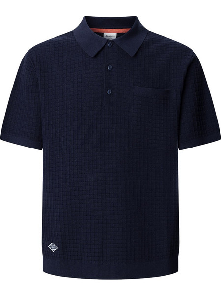 Pepe Jeans Ανδρική Μπλούζα Polo Κοντομάνικη Navy Μπλε PM7000083-597