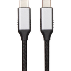 Vcom CU420M-1.0 Braided USB-C to USB-C 1m Black