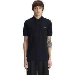 Fred Perry Ανδρική Μπλούζα Polo Κοντομάνικη Μαύρη M6000-13C
