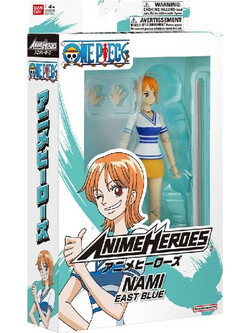 Bandai One Piece Anime Heroes Nami 17cm