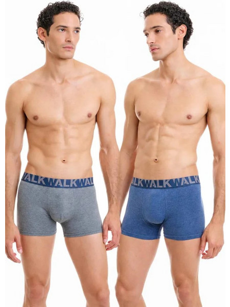 Walk Ανδρικά Μποξεράκια Σετ 2Pack W1755-1-0609