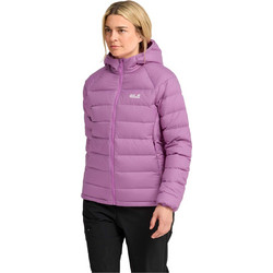 Jack Wolfskin Γυναικείο Μπουφάν Χειμωνιάτικο Puffer Μακρύ Αντιανεμικό Μωβ A66374-H0133