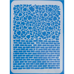 Στένσιλ Σχέδια Τούβλα 21x30cm 05150704