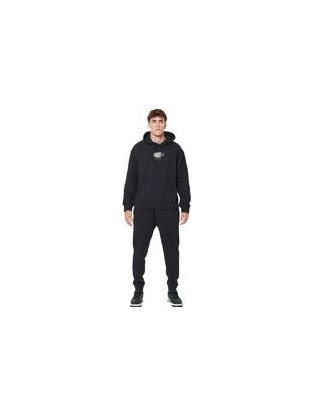 Body Action Ανδρικό Παντελόνι Φόρμας Fleece με Λάστιχο Μαύρο 023635