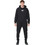 Body Action Ανδρικό Παντελόνι Φόρμας Fleece με Λάστιχο Μαύρο 023635