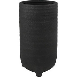 Plastona Κασπώ Δαπέδου Πήλινο με Πόδια Μαύρο 20.5x38.5cm 013.799335