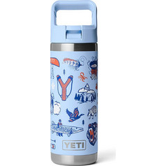 YETI Summer Camp Collection Παιδικό Παγούρι Θερμός Ανοξείδωτο BPA Free Γαλάζιο 532ml