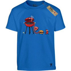 Takeposition Barbeque Terror Παιδικό T-Shirt Κοντομάνικο Royal Blue 806-1655