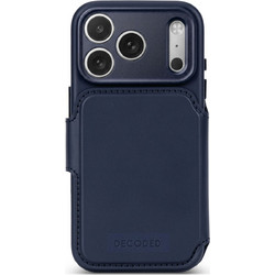 Decoded Leather Detachable Wallet Midnight (iPhone 18 Pro Max)
