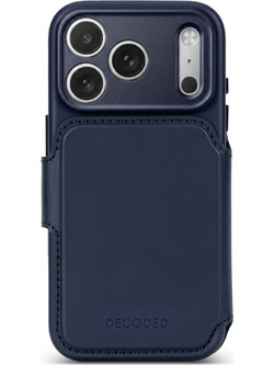 Decoded Leather Detachable Wallet Midnight (iPhone 18 Pro Max)