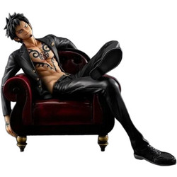 MegaHouse One Piece Portrait Of Pirates S.O.C. Trafalgar Law Ver. R 14cm
