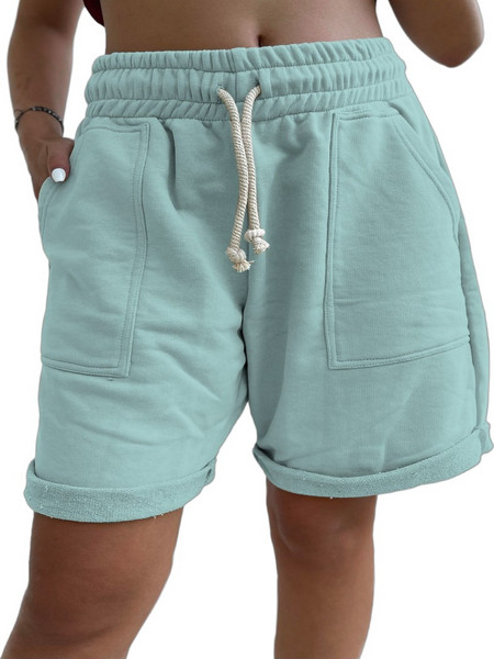 Hoodloom Loose Γυναικεία Βερμούδα Πράσινο Mint