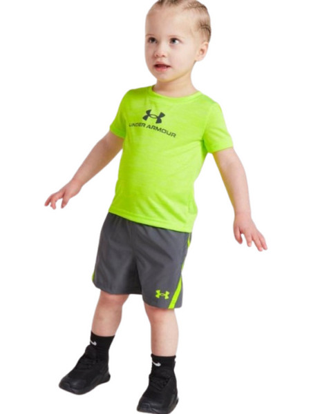 Under Armour Βρεφικό Σετ για Αγόρι Καλοκαιρινό Lime Γκρι 25UASGI96D-328