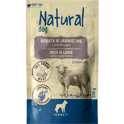 Natural Adult Grain Free with Lamb & Blueberries 500gr