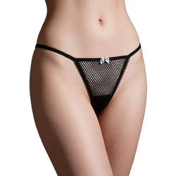 Milena By Paris Γυναικείο Sexy String Μαύρο 60120
