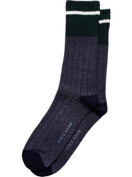 Cole Haan Ανδρικές Κάλτσες Ψηλές με Σχέδια Navy Μπλε CHM243CC02003
