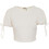 NA-KD Γυναικείο Καλοκαιρινό Crop Top Λευκό 1S2.040.010