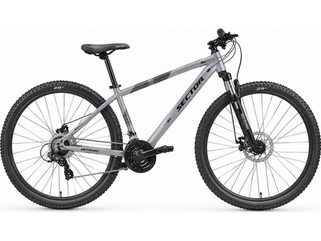 Sector Intro U Mountain Bike 29" με 21 Ταχύτητες και Δισκόφρενα Ασημί
