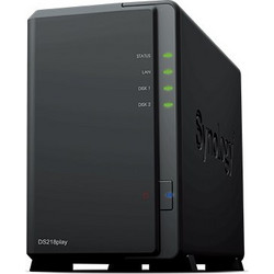 Synology DiskStation DS218play NAS Tower με 2 Θέσεις για SSD / HDD και Θύρα Ethernet